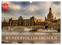 Buch Cover WUNDERVOLLES DRESDEN (Wandkalender 2027 DIN A3 quer), CALVENDO Monatskalender