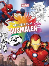 Buch Cover Marvel Helden zum Ausmalen