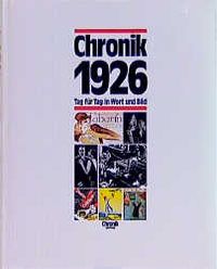 Buch Cover Chronik 1926
