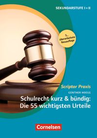 Buch Cover Schulrecht kurz & bündig: Die 55 wichtigsten Urteile [5., überarbeitete Auflage]