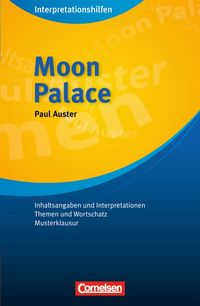 Buch Cover Cornelsen Senior English Library - Literatur / Ab 11. Schuljahr - Moon Palace: Interpretationshilfe
