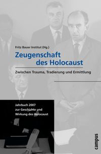 Buch Cover Zeugenschaft des Holocaust