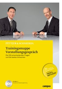 Buch Cover Trainingsmappe Vorstellungsgespräch