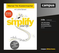 Buch Cover simplify your life