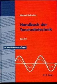 Buch Cover Handbuch der Tonstudiotechnik