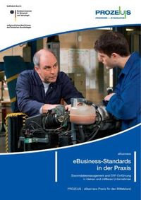 Buch Cover eBusiness-Standards in der Praxis. Stammdatenmanagement und ERP-Einführung in kleinen und mittleren Unternehmen