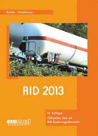 Buch Cover RID 2013