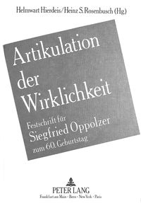 Buch Cover Artikulation der Wirklichkeit