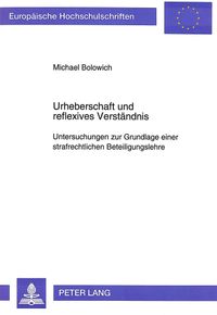 Buch Cover Urheberschaft und reflexives Verständnis