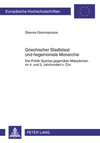 Buch Cover Griechischer Stadtstaat und hegemoniale Monarchie