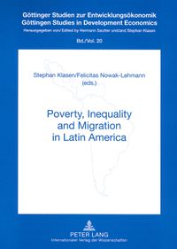 Buch Cover Poverty, Inequality and Migration in Latin Amerika