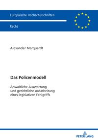 Buch Cover Das Policenmodell
