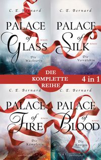 Buch Cover Die Palace-Saga Band 1-4: - Palace of Glass / Palace of Silk / Palace of Fire / Palace of Blood (4in1-Bundle)