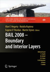Buch Cover BAIL 2008 - Boundary and Interior Layers