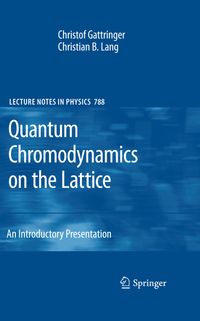 Buch Cover Quantum Chromodynamics on the Lattice