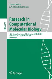 Buch Cover Research in Computational Molecular Biology