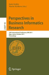 Buch Cover Perspectives in Business Informatics Research