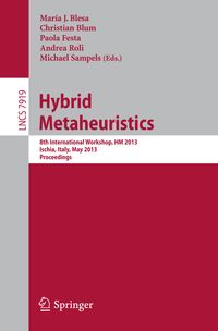 Buch Cover Hybrid Metaheuristics