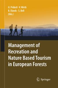 Buch Cover Management of Recreation and Nature Based Tourism in European Forests
