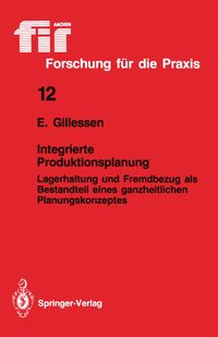 Buch Cover Integrierte Produktionsplanung