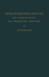 Buch Cover Operatorenrechnung