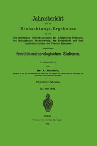 Buch Cover Jahresbericht über die Beobachtungs-Ergebnisse