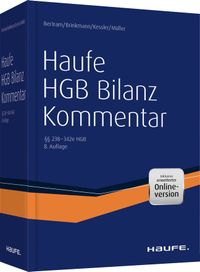 Buch Cover Haufe HGB Bilanz-Kommentar 8. Auflage plus Onlinezugang