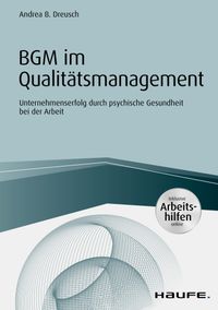 Buch Cover BGM im Qualitätsmanagement - inklusive Arbeitshilfen online