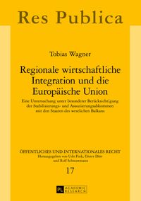 Buch Cover Regionale wirtschaftliche Integration und die Europäische Union