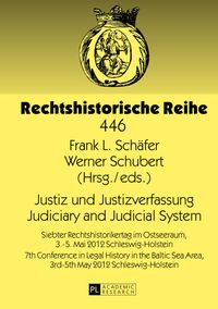 Buch Cover Justiz und Justizverfassung- Judiciary and Judicial System