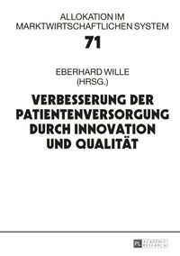 Buch Cover Verbesserung der Patientenversorgung durch Innovation und Qualität