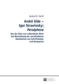 Buch Cover André Gide – Igor Strawinsky: "Perséphone"