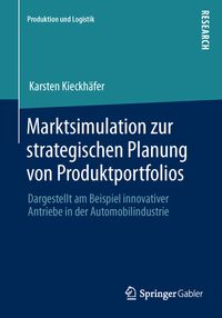 Buch Cover Marktsimulation zur strategischen Planung von Produktportfolios