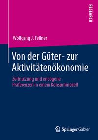 Buch Cover Von der Güter- zur Aktivitätenökonomie