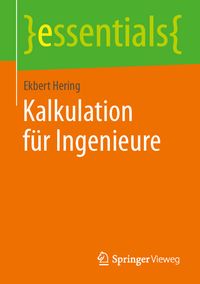 Buch Cover Kalkulation für Ingenieure
