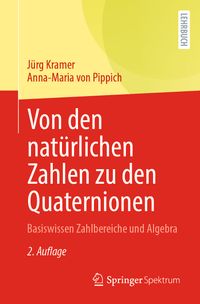 Buch Cover Von den natürlichen Zahlen zu den Quaternionen
