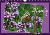 Buch Cover Blumig (Wandkalender 2014 DIN A4 quer)