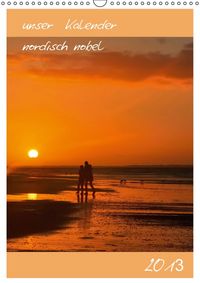 Buch Cover unser Kalender nordisch nobel (Wandkalender 2014 DIN A3 hoch)