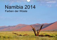 Buch Cover Namibia 2014 Farben der Wüste / AT-Version (Wandkalender 2014 DIN A4 quer)