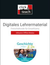 Buch Cover Geschichte & Du – Berlin/Brandenburg / Geschichte & Du BE/BB click & teach 7/8 Box