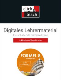 Buch Cover Formel – Berlin/Brandenburg / Formel BE/BB click & teach 8 Box