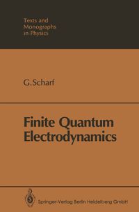 Buch Cover Finite Quantum Electrodynamics