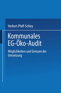Buch Cover Kommunales EG-Öko-Audit
