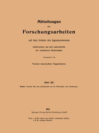 Buch Cover Mitteilungen über Forschungsarbeiten