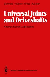 Buch Cover Universal Joints and Driveshafts
