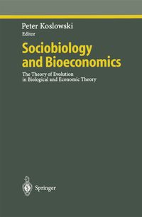 Buch Cover Sociobiology and Bioeconomics