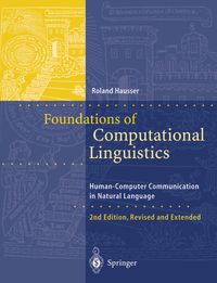 Buch Cover Foundations of Computational Linguistics