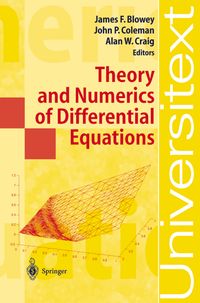 Buch Cover Theory and Numerics of Differential Equations