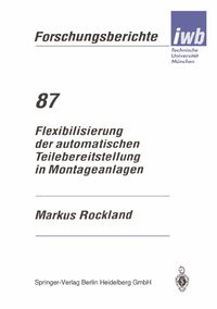 Buch Cover Flexibilisierung der automatischen Teilebereitstellung in Montageanlagen