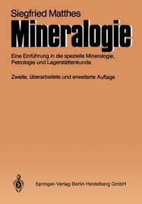 Buch Cover Mineralogie